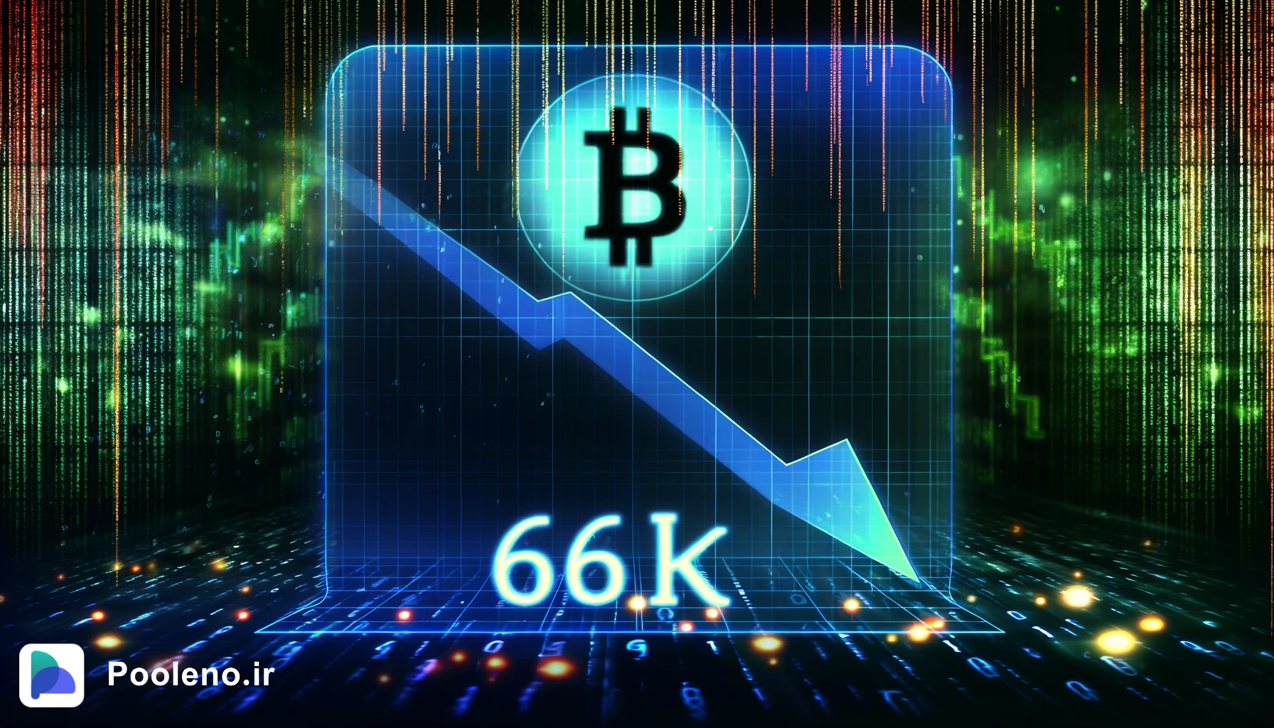 ریزش بیت کوین تا ۶۶ هزار دلار