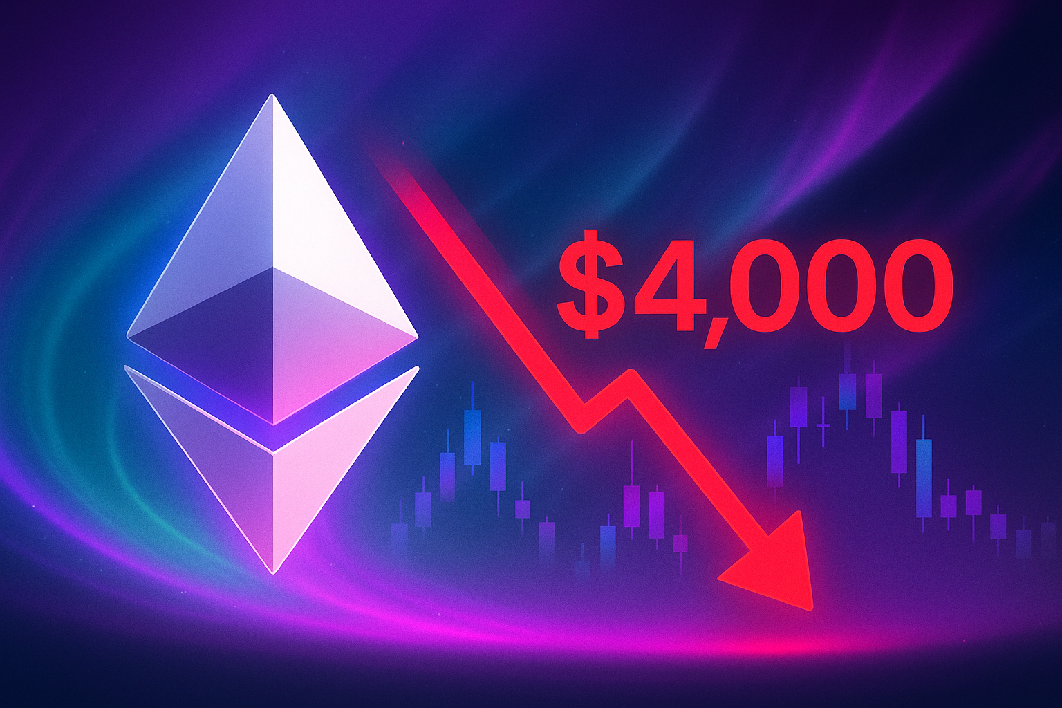 توقف موشک اتریوم، قیمت ETH به پایین‌ترین سطح قیمتی از ماه آگوست رسید!