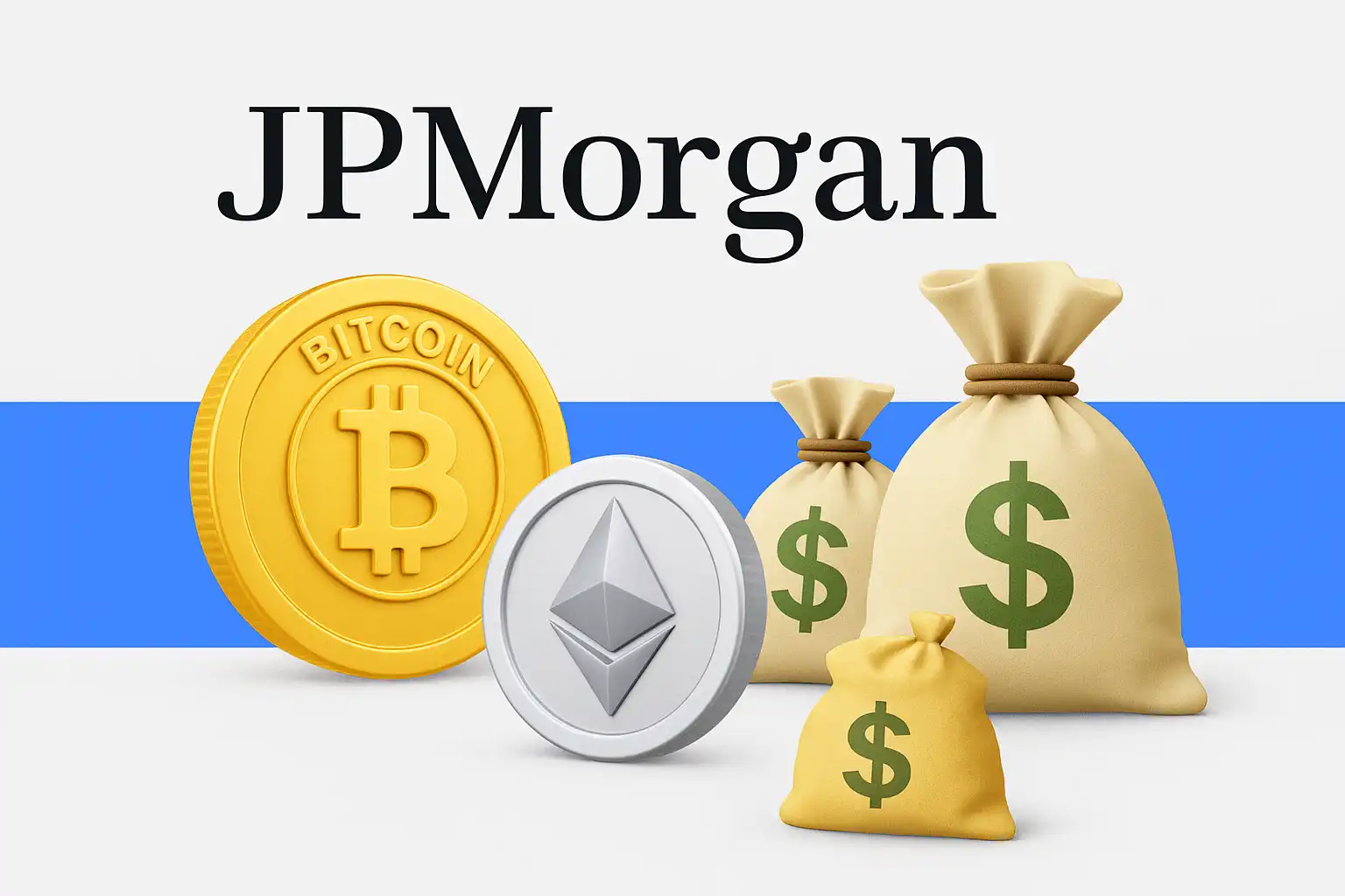 اقدام جدید بانک JPMorgan در حوزه رمزارزها | نقطه عطفی برای بیت کوین و اتریوم؟