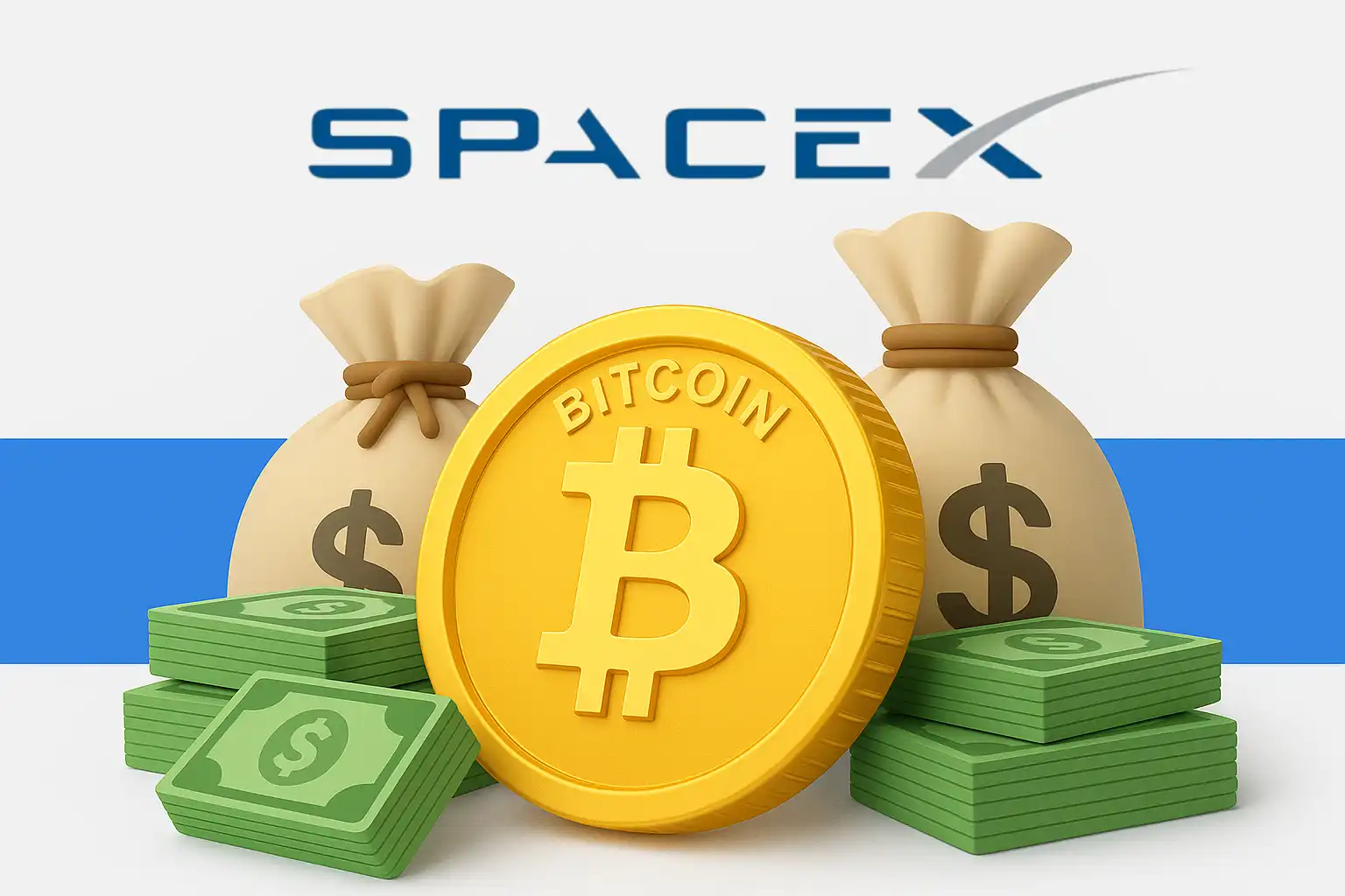 کمپانی SpaceX مقدار 133 میلیون دلار بیت کوین را به کیفپولهای جدید منتقل کرد!