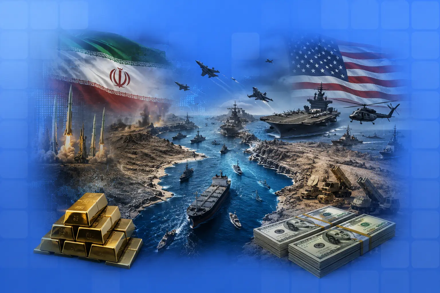 آینده قیمت دلار و طلا با افزایش تنشهای ایران و آمریکا