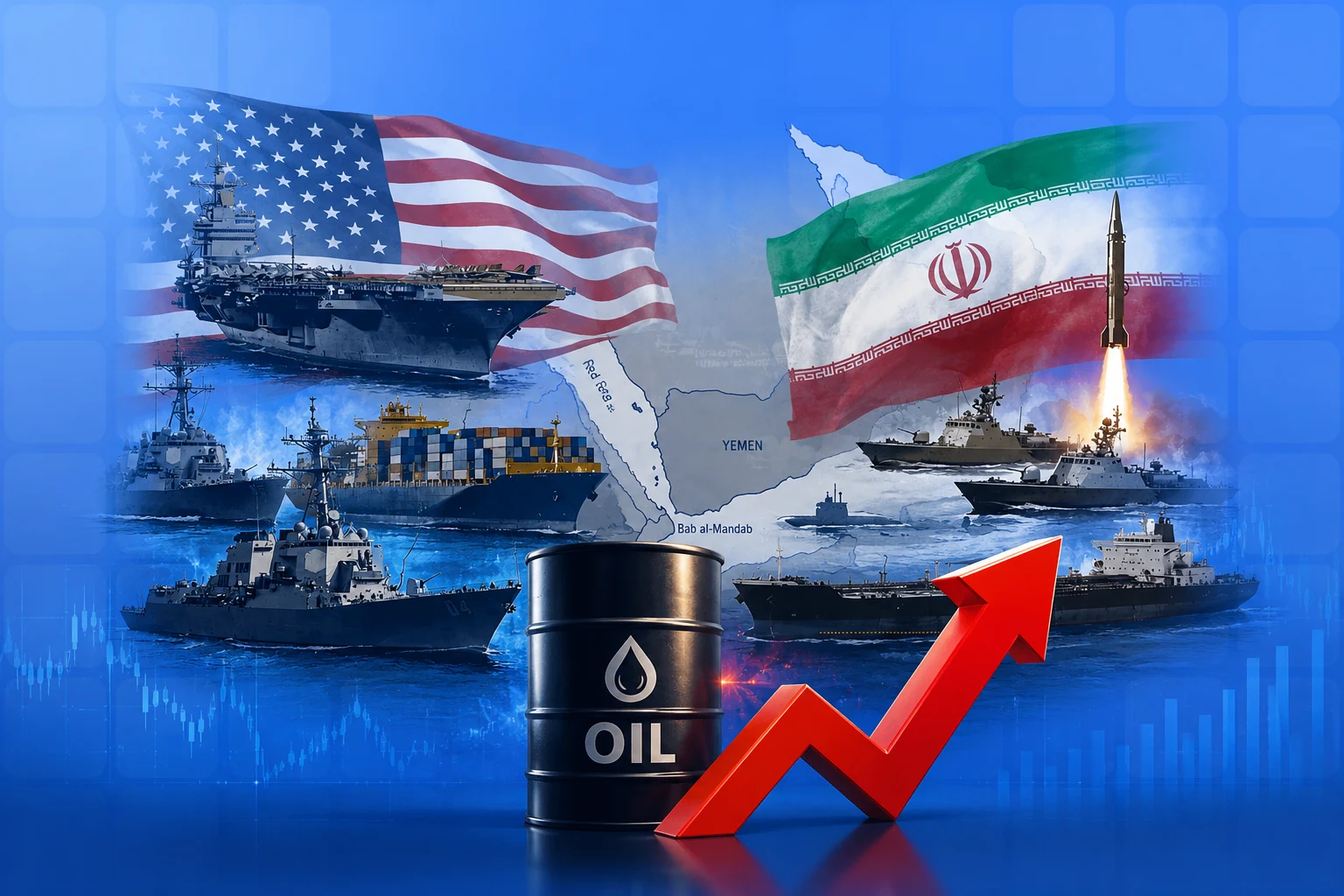 اوج‌گیری تنش‌های نظامی و تعرفه‌های ترامپ، نفت را به 102 دلار پرتاب کردند!