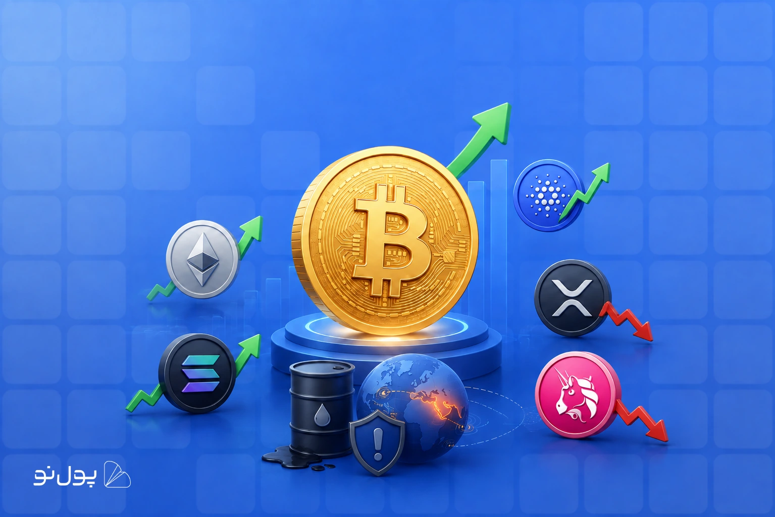 عبور قیمت بیت کوین از 64 هزار دلار همزمان با عملکرد متناقض آلت کوین‌ها