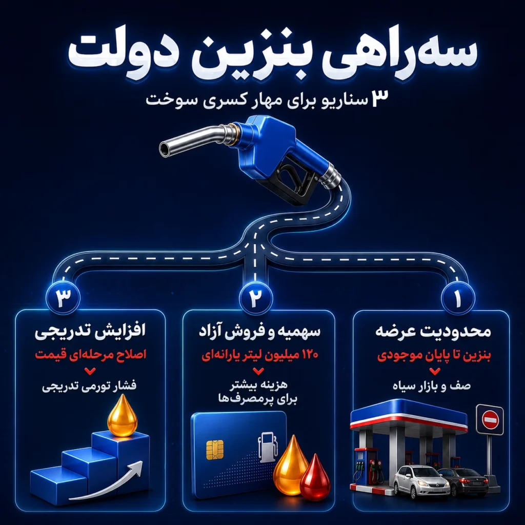 سناریوهای احتمالی پیش روی بنزین