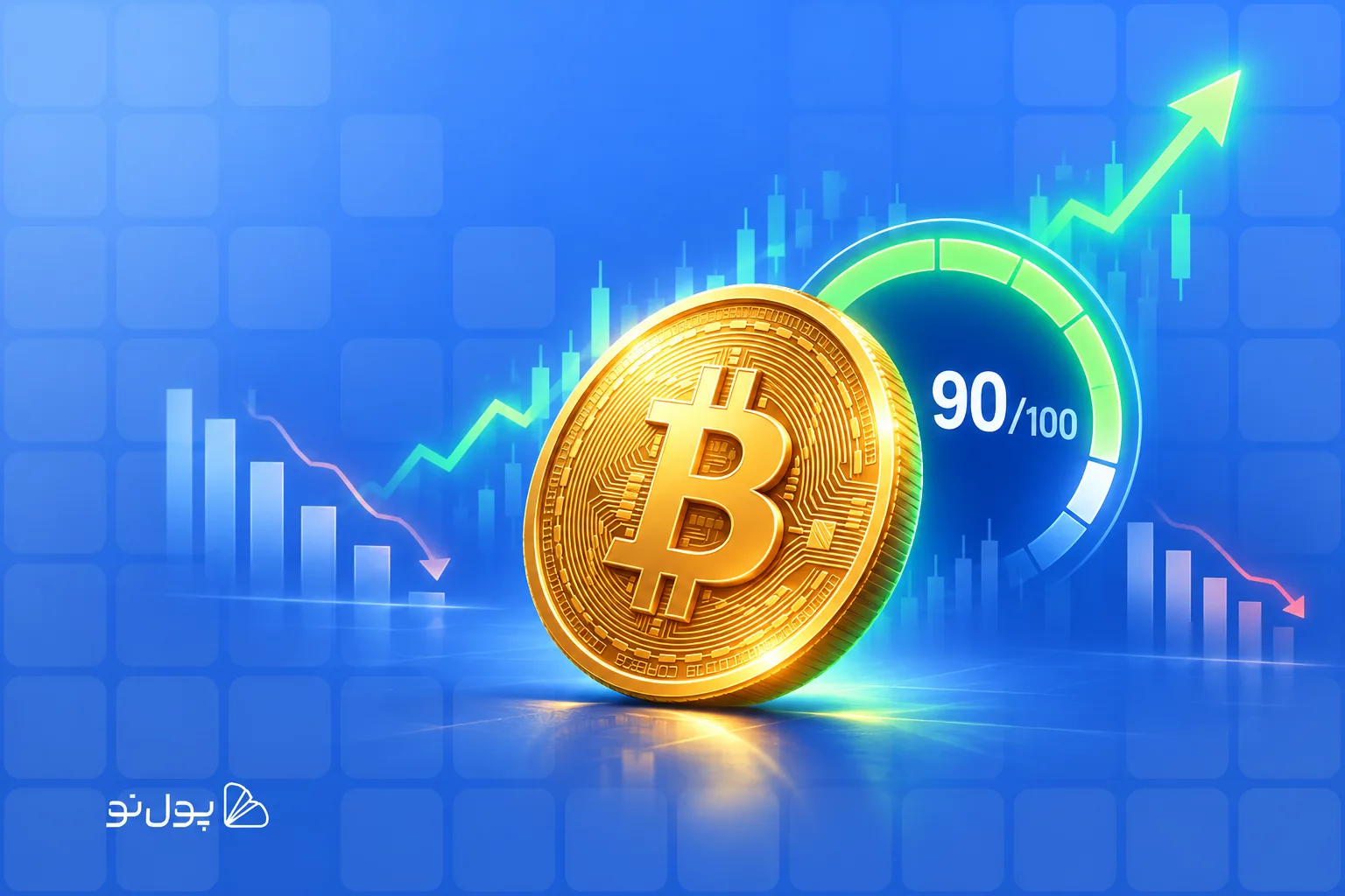 با وجود کاهش تقاضای بیت کوین، امتیاز صعودی BTC به 90 رسید